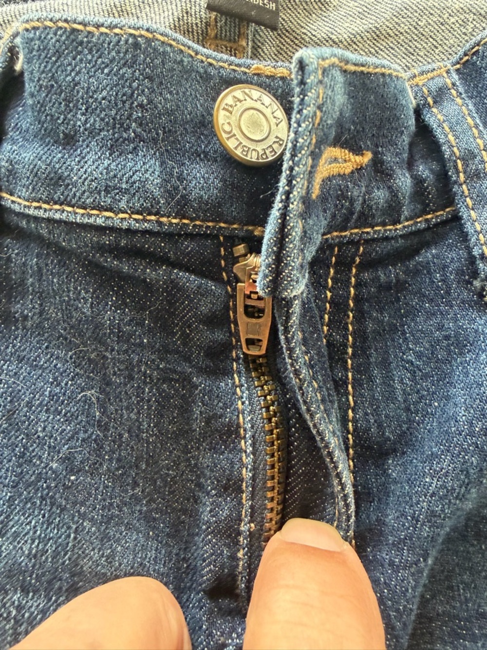 EUC Women's Banana Republic Dark Wash Girlfriend Jeans 25/0 (KB3) - Picture 5 of 7